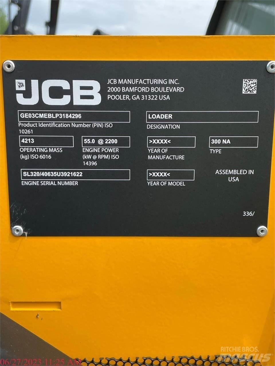 JCB 300 Šmykom riadené nakladače