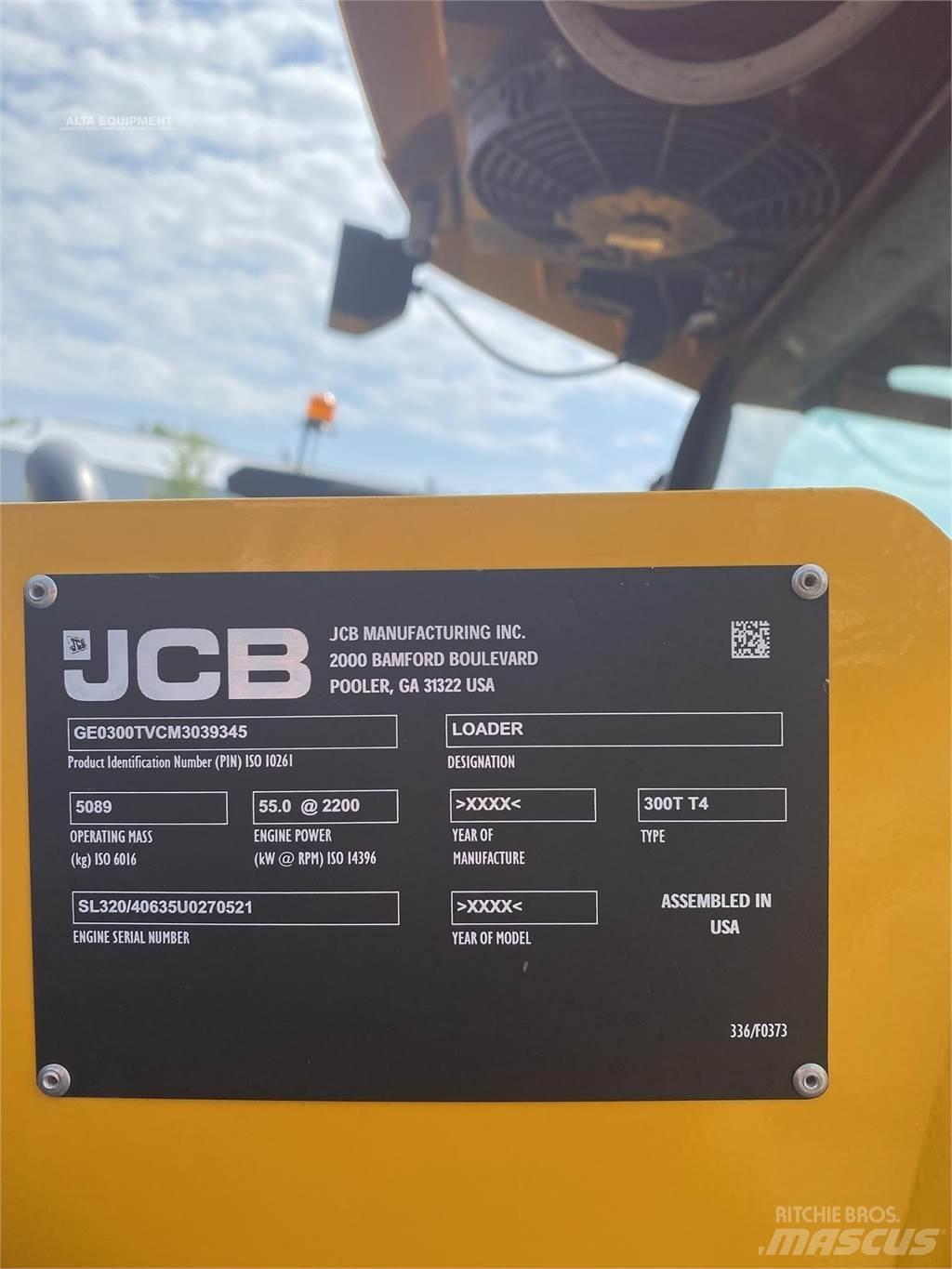 JCB 300T Šmykom riadené nakladače