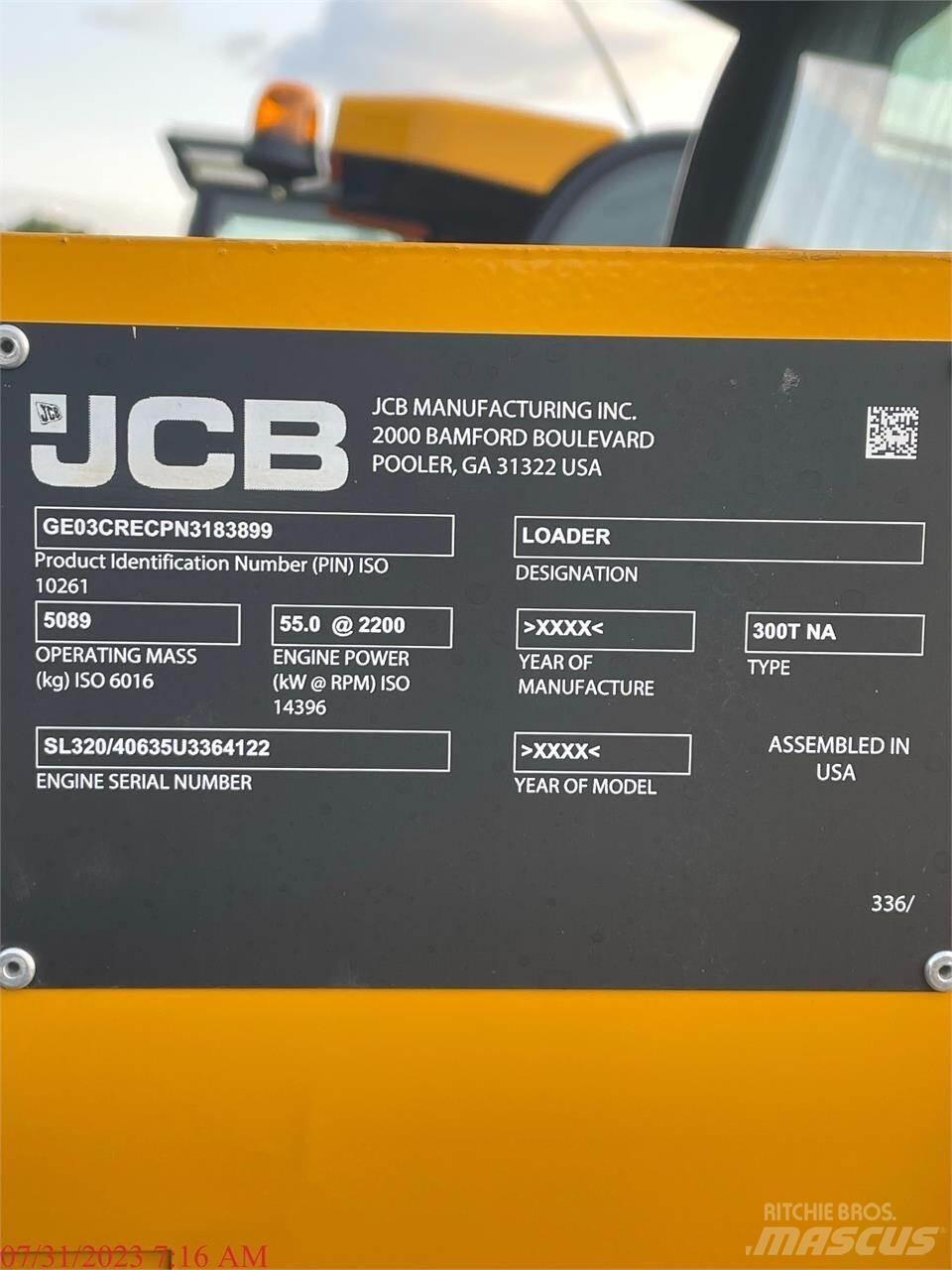 JCB 300T Šmykom riadené nakladače