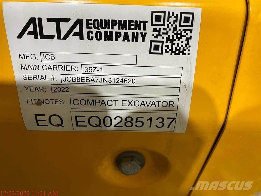 JCB 35Z-1 Mini rýpadlá < 7t
