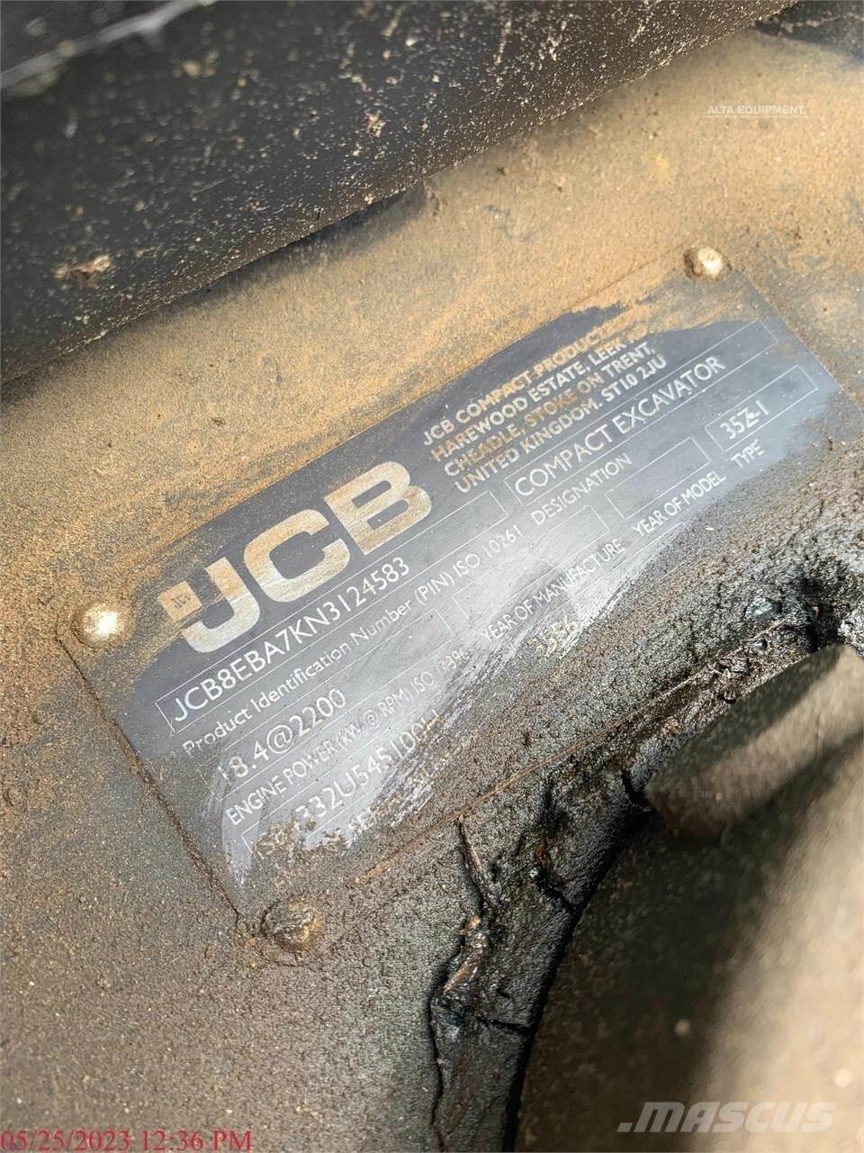 JCB 35Z-1 Mini rýpadlá < 7t