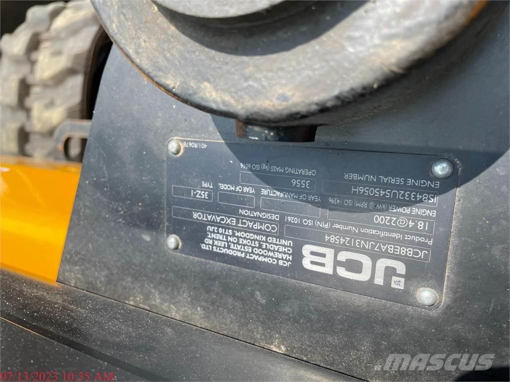 JCB 35Z-1 Mini rýpadlá < 7t