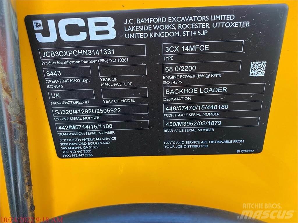JCB 3CX14 Rýpadlo-nakladače