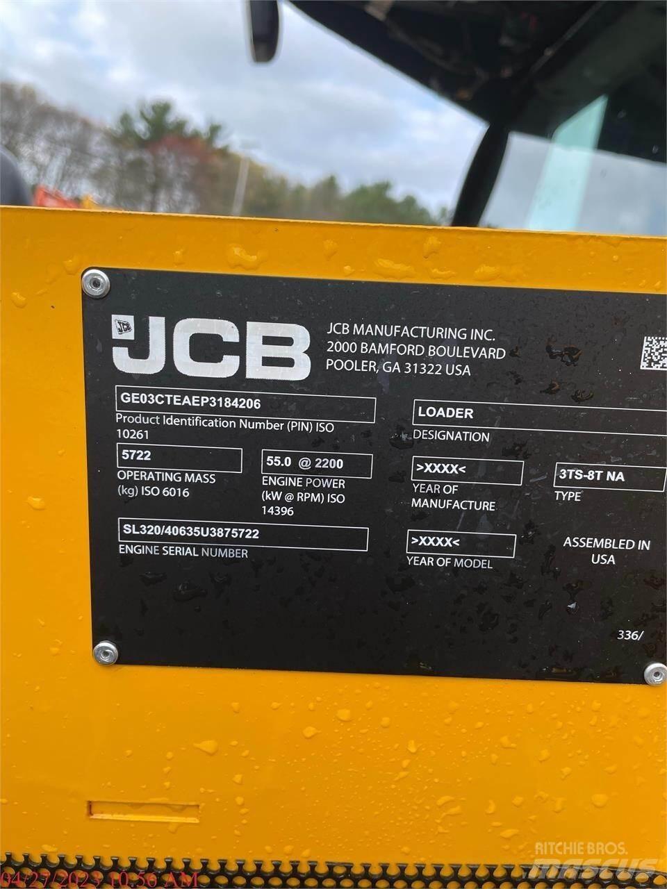 JCB 3TS-8T Šmykom riadené nakladače