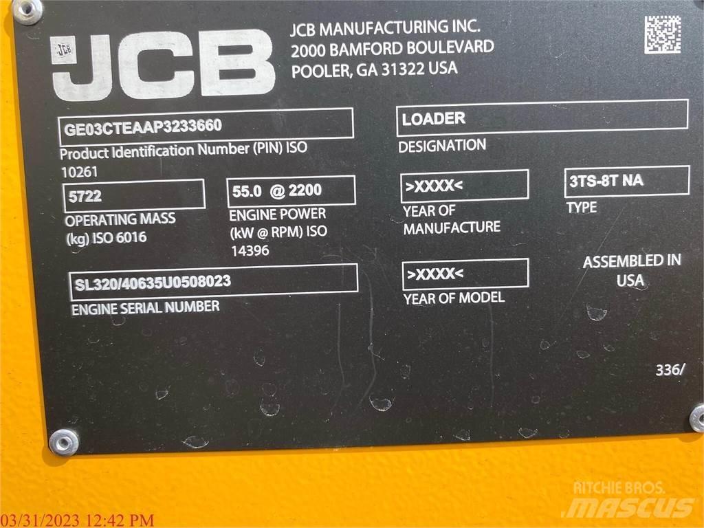 JCB 3TS-8T Šmykom riadené nakladače