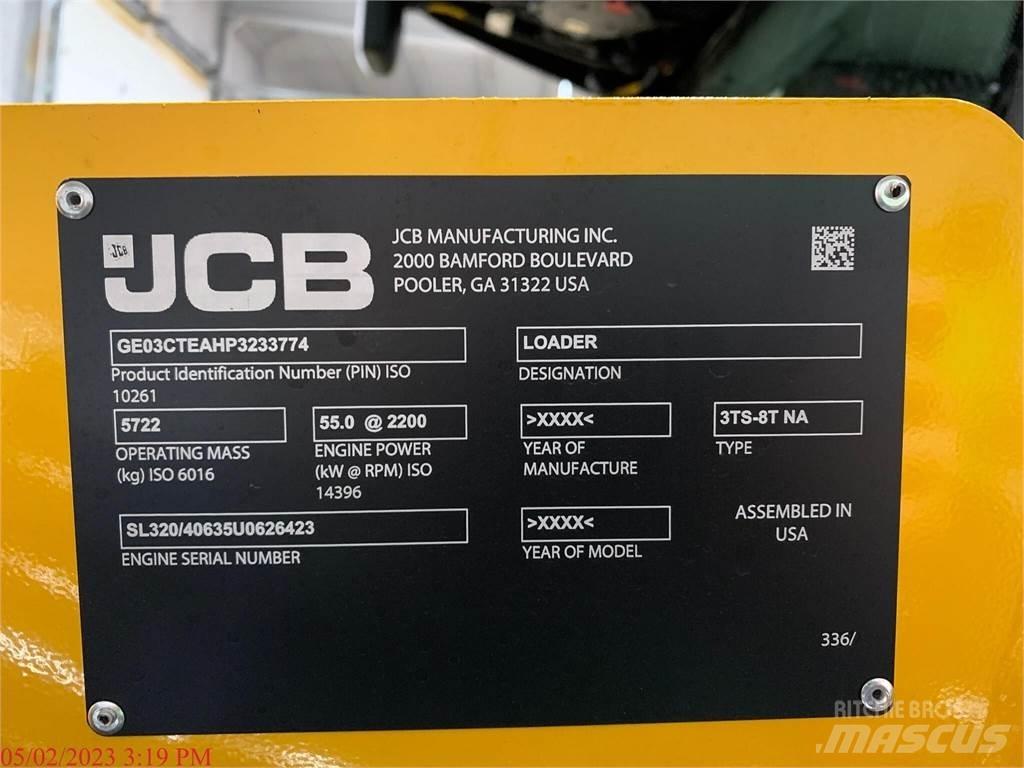 JCB 3TS-8T Šmykom riadené nakladače