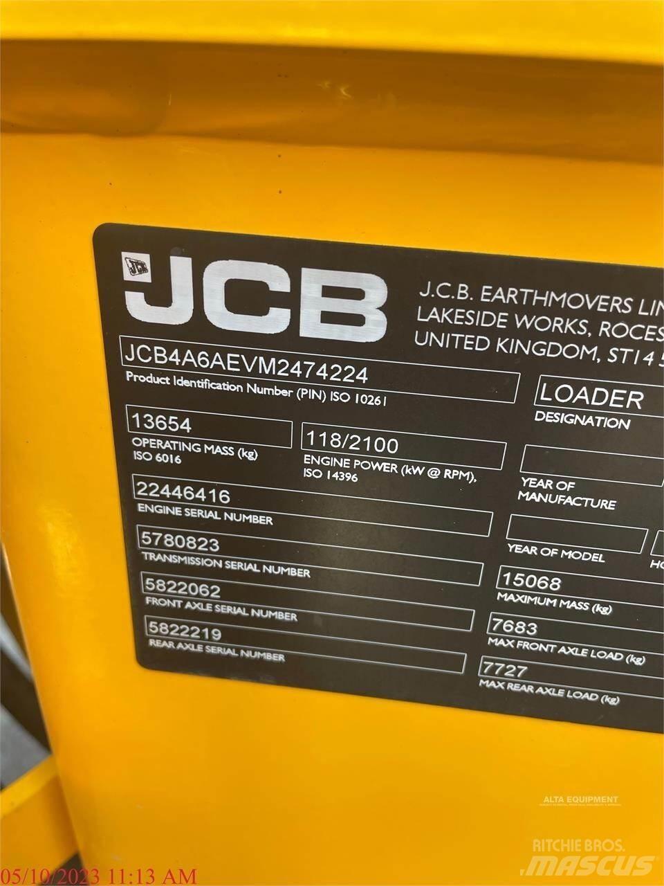 JCB 427ZX Kolesové nakladače