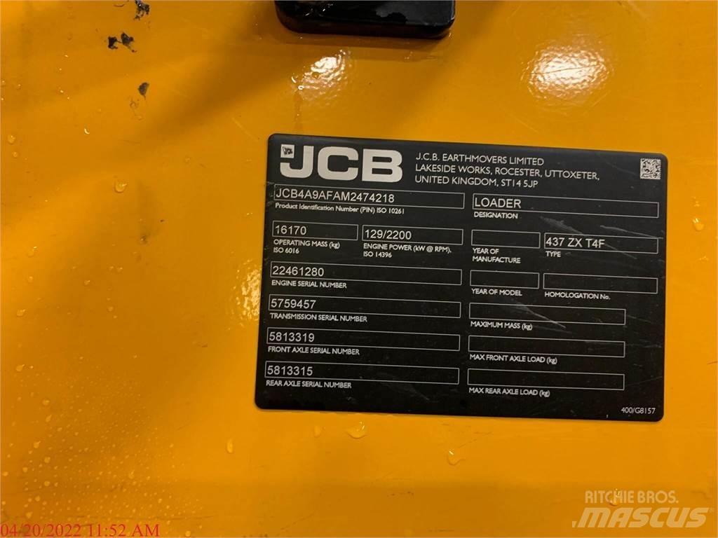 JCB 437ZX Kolesové nakladače