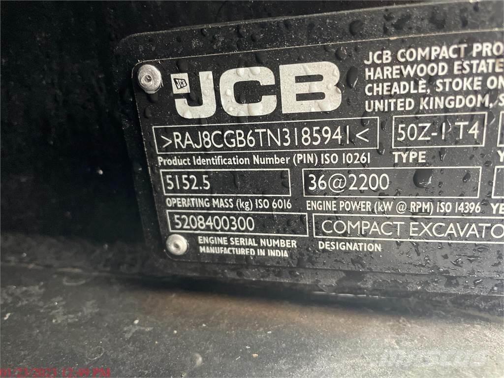 JCB 50Z-1 Mini rýpadlá < 7t