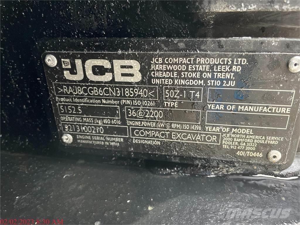 JCB 50Z-1 Mini rýpadlá < 7t