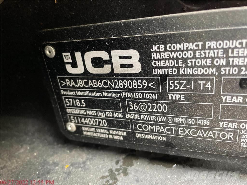 JCB 55Z-1 Mini rýpadlá < 7t