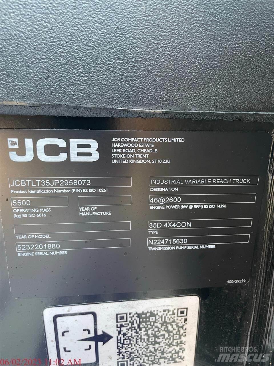 JCB 77-52D Teleskopické manipulátory