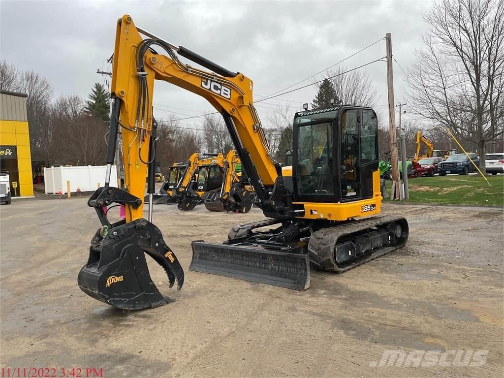 JCB 85Z-2 Pásové rýpadlá