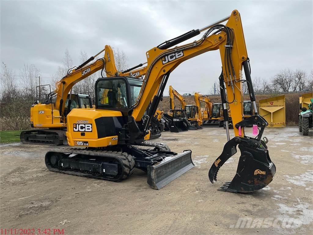 JCB 85Z-2 Pásové rýpadlá