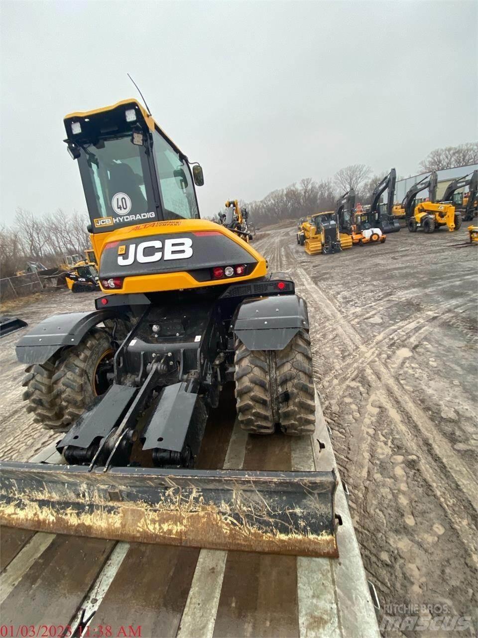 JCB HD110W Kolesové rýpadlá