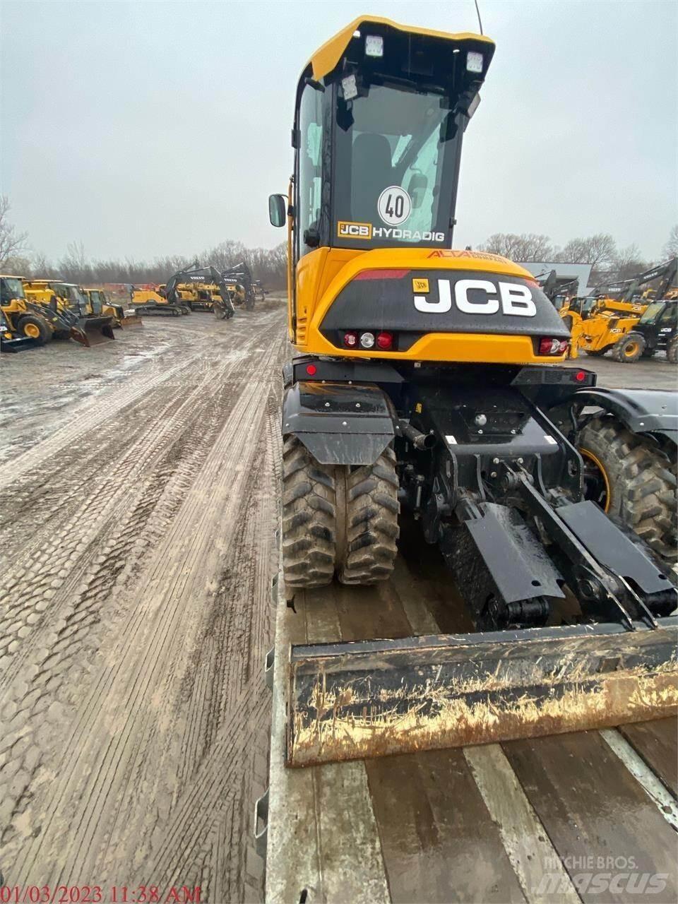 JCB HD110W Kolesové rýpadlá