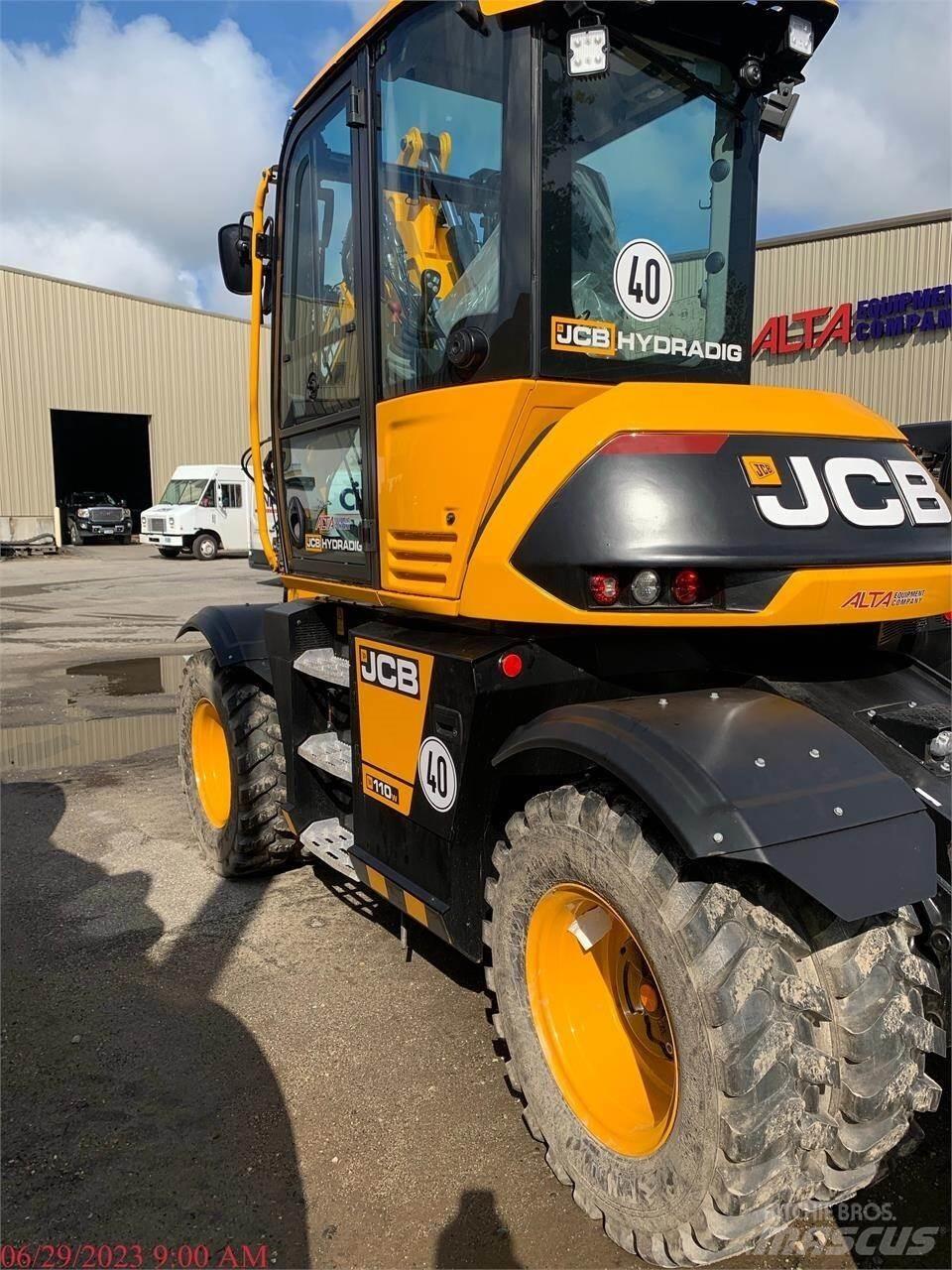 JCB HD110W Kolesové rýpadlá