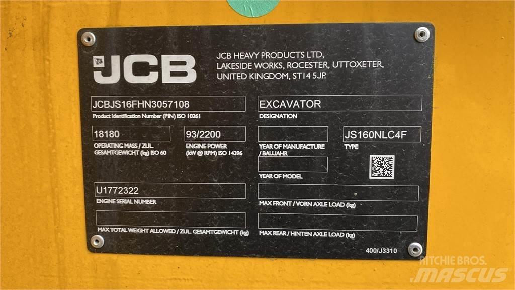 JCB JS160 Pásové rýpadlá