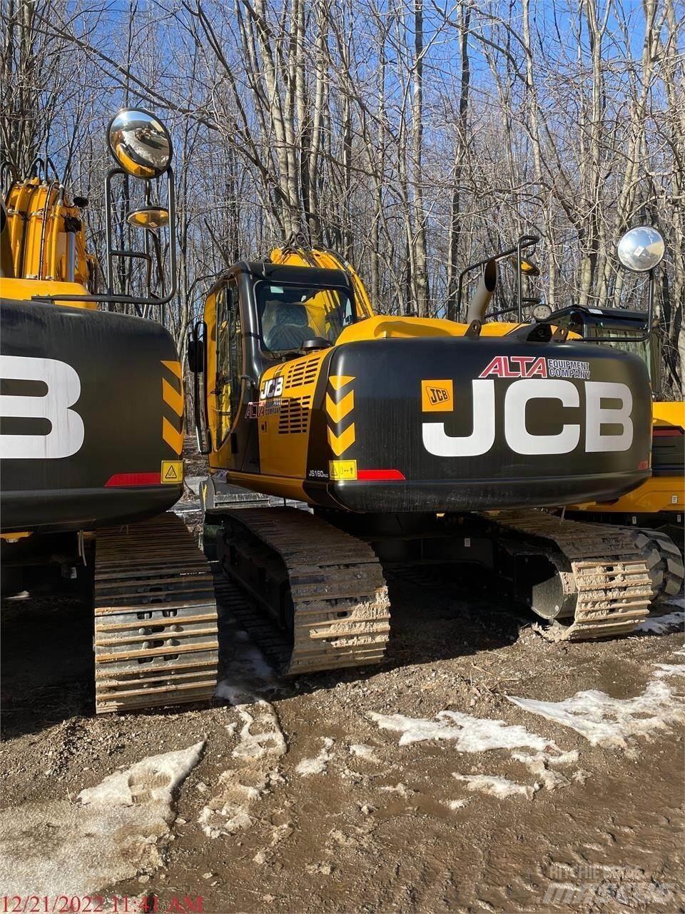 JCB JS160 Pásové rýpadlá