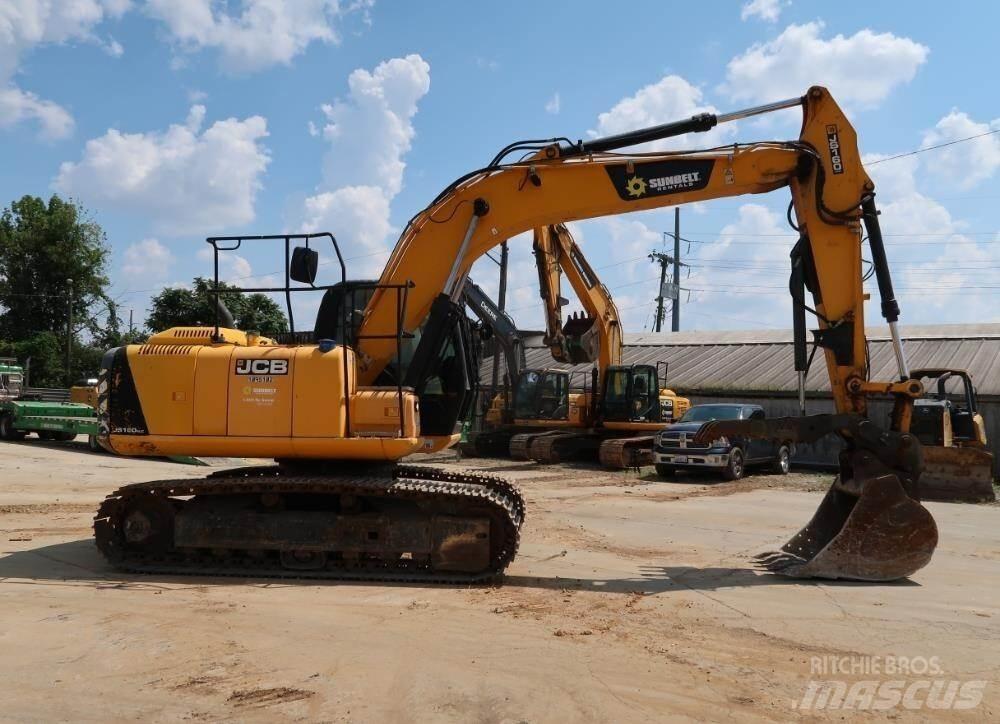 JCB JS160 Pásové rýpadlá