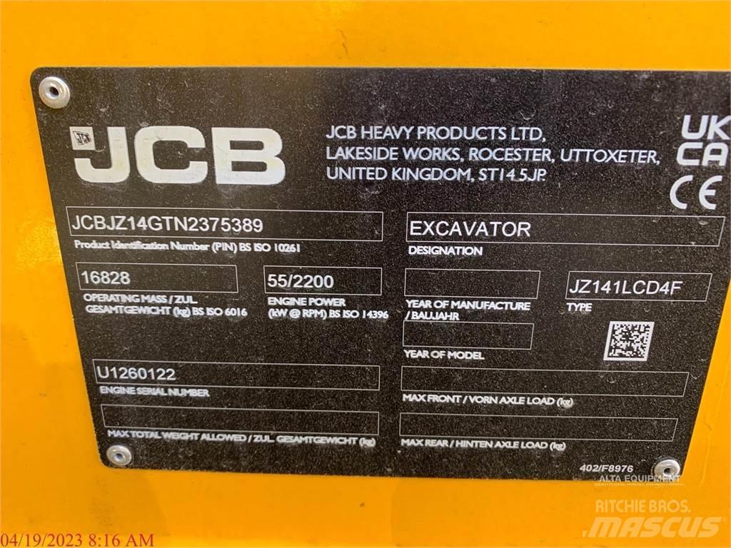 JCB JZ141 LC Pásové rýpadlá