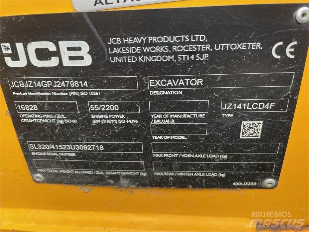 JCB JZ141 LC Pásové rýpadlá