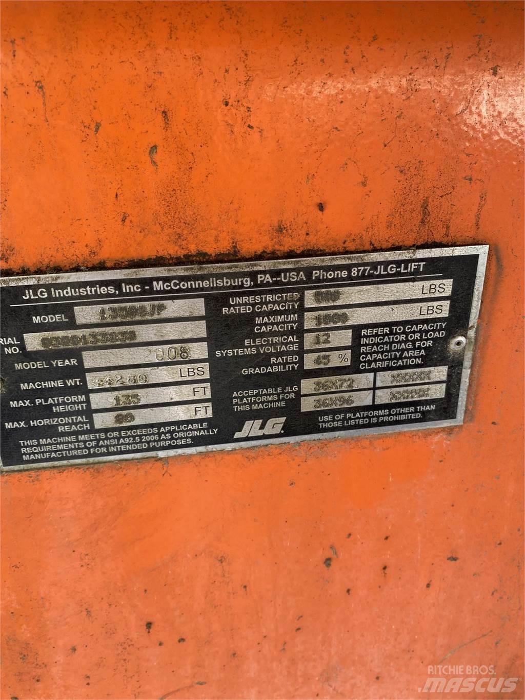 JLG 1350SJP Teleskopické plošiny