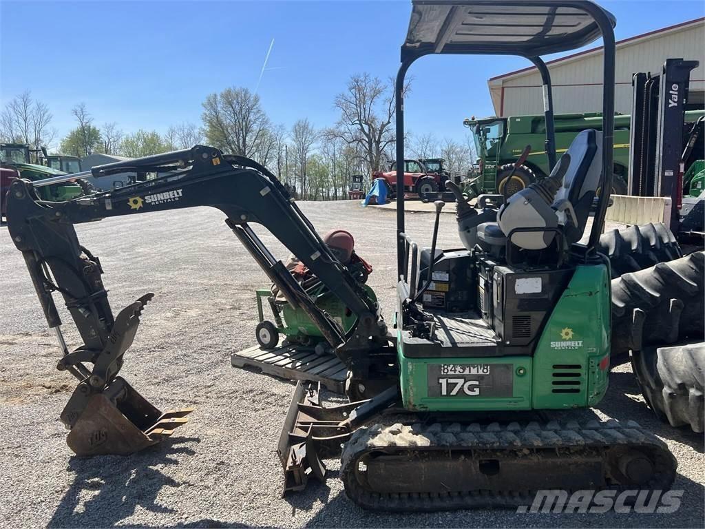 John Deere 17G Mini rýpadlá < 7t