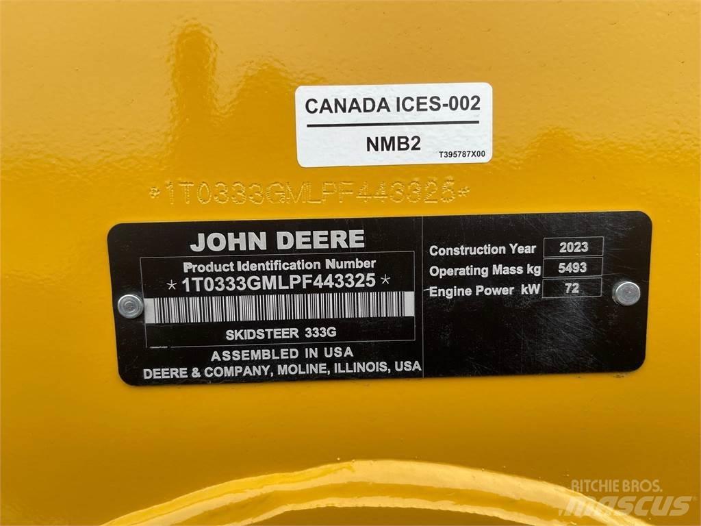 John Deere 333G Lesné mulčovače
