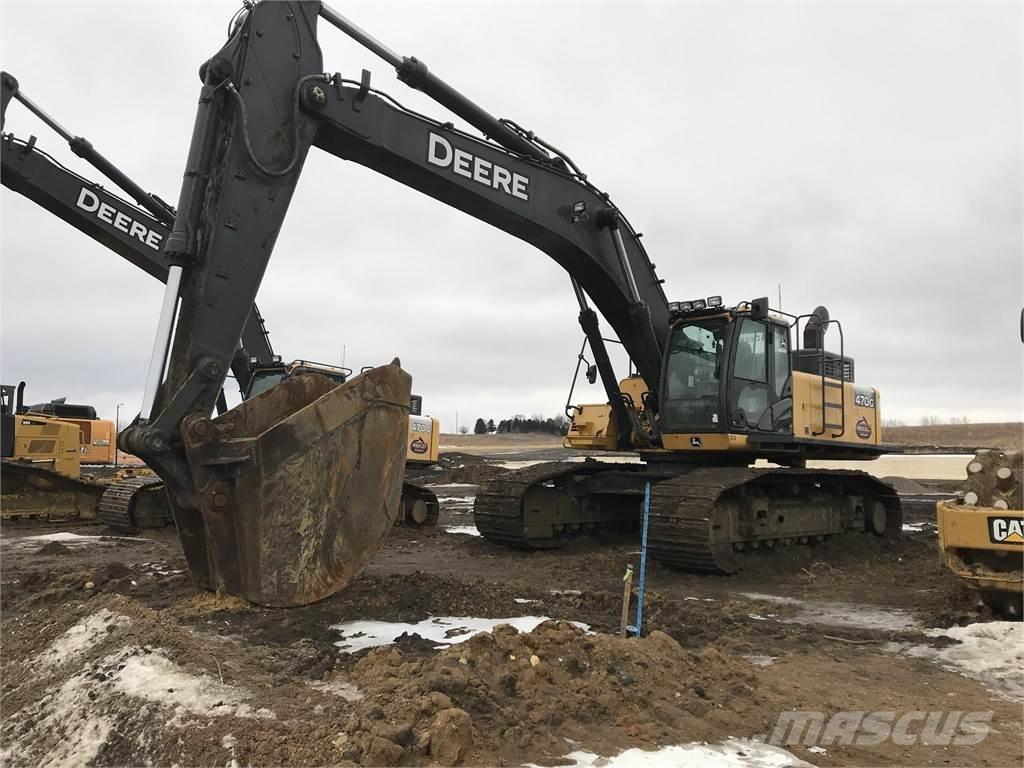 John Deere 470G LC Pásové rýpadlá