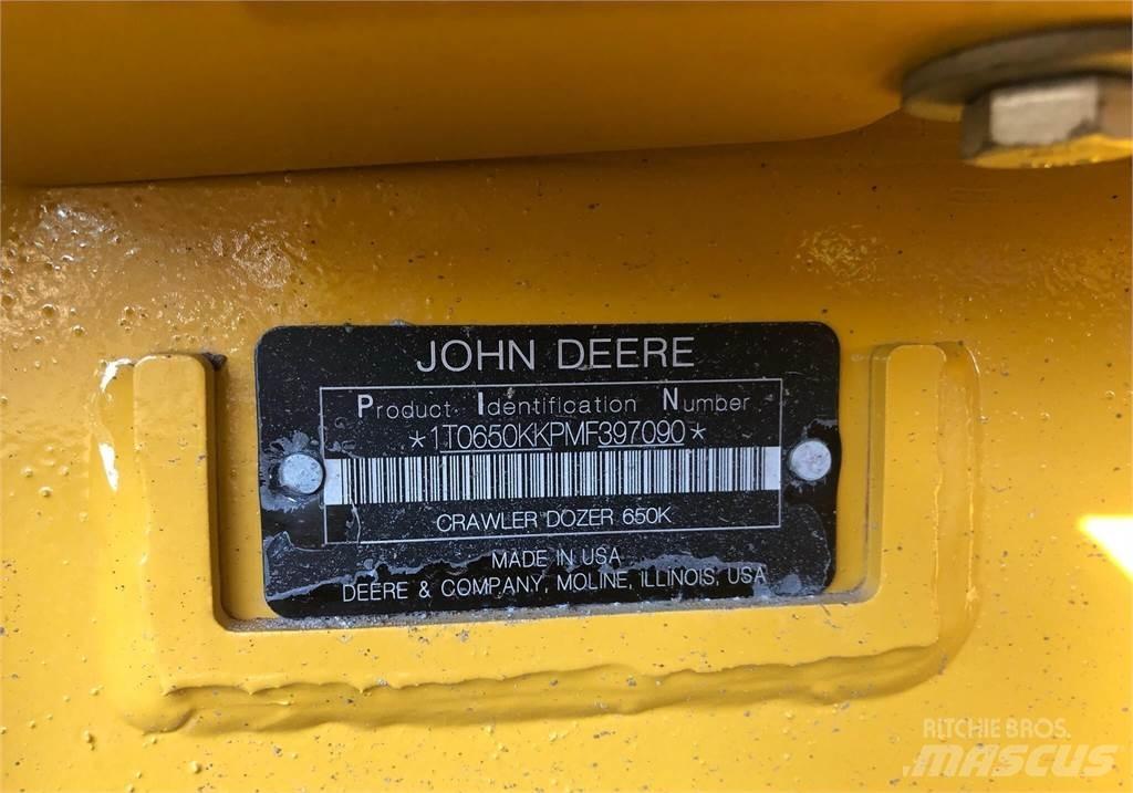 John Deere 650K LGP Pásové dozéry