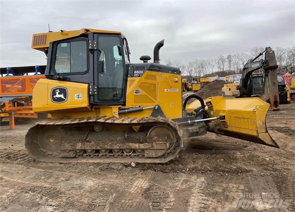John Deere 650K LGP Pásové dozéry