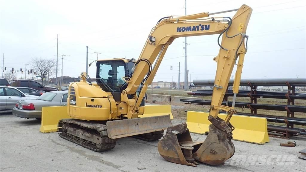 Komatsu PC88MR-10 Pásové rýpadlá