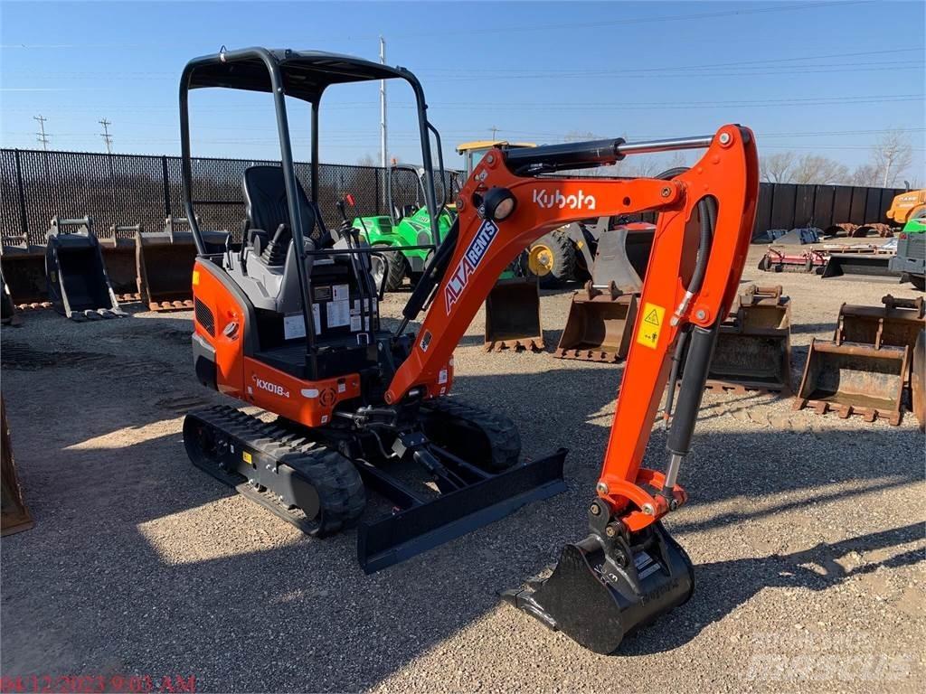 Kubota KX018-4 Mini rýpadlá < 7t