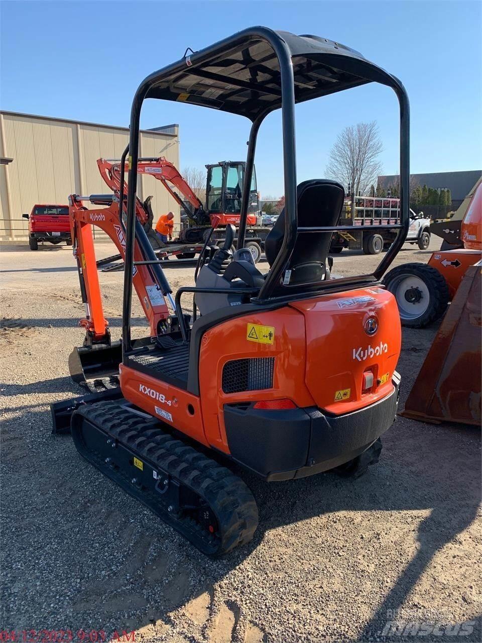 Kubota KX018-4 Mini rýpadlá < 7t