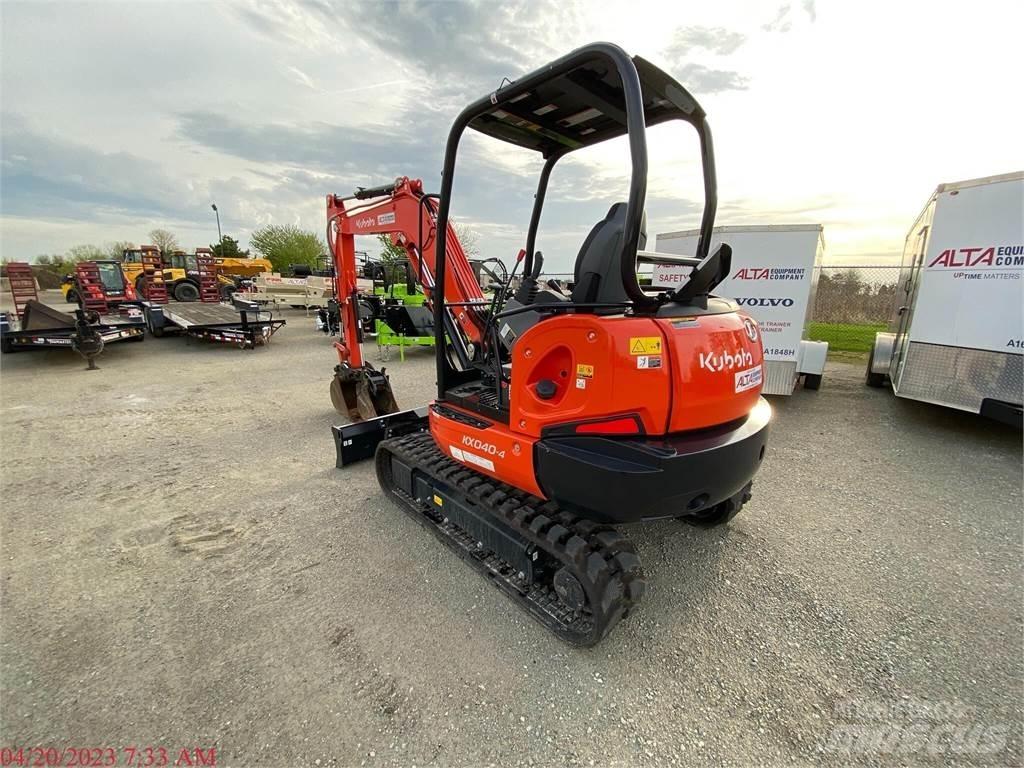 Kubota KX040-4 Mini rýpadlá < 7t