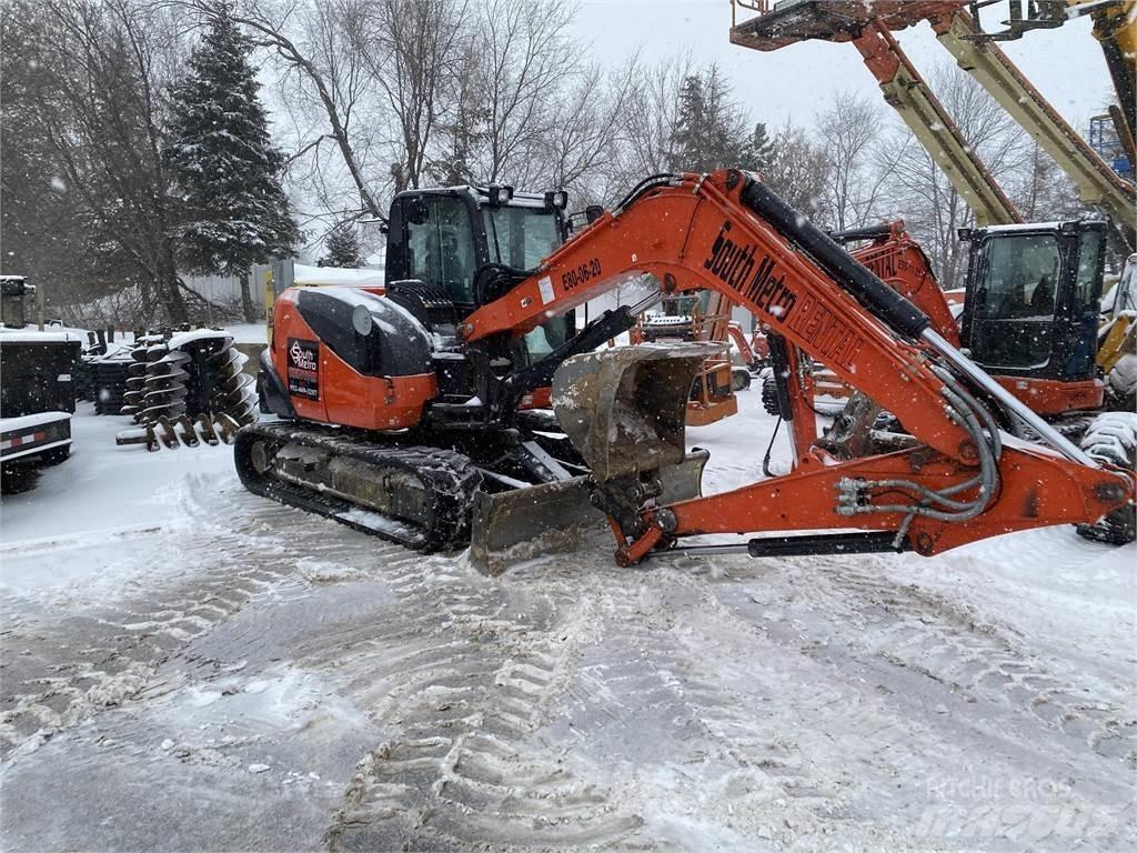 Kubota KX080 Pásové rýpadlá