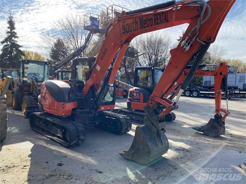 Kubota KX080 Pásové rýpadlá