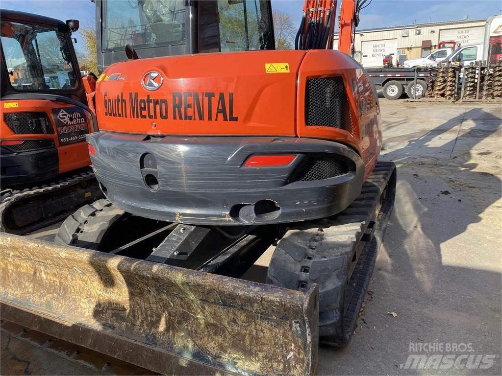 Kubota KX080 Pásové rýpadlá