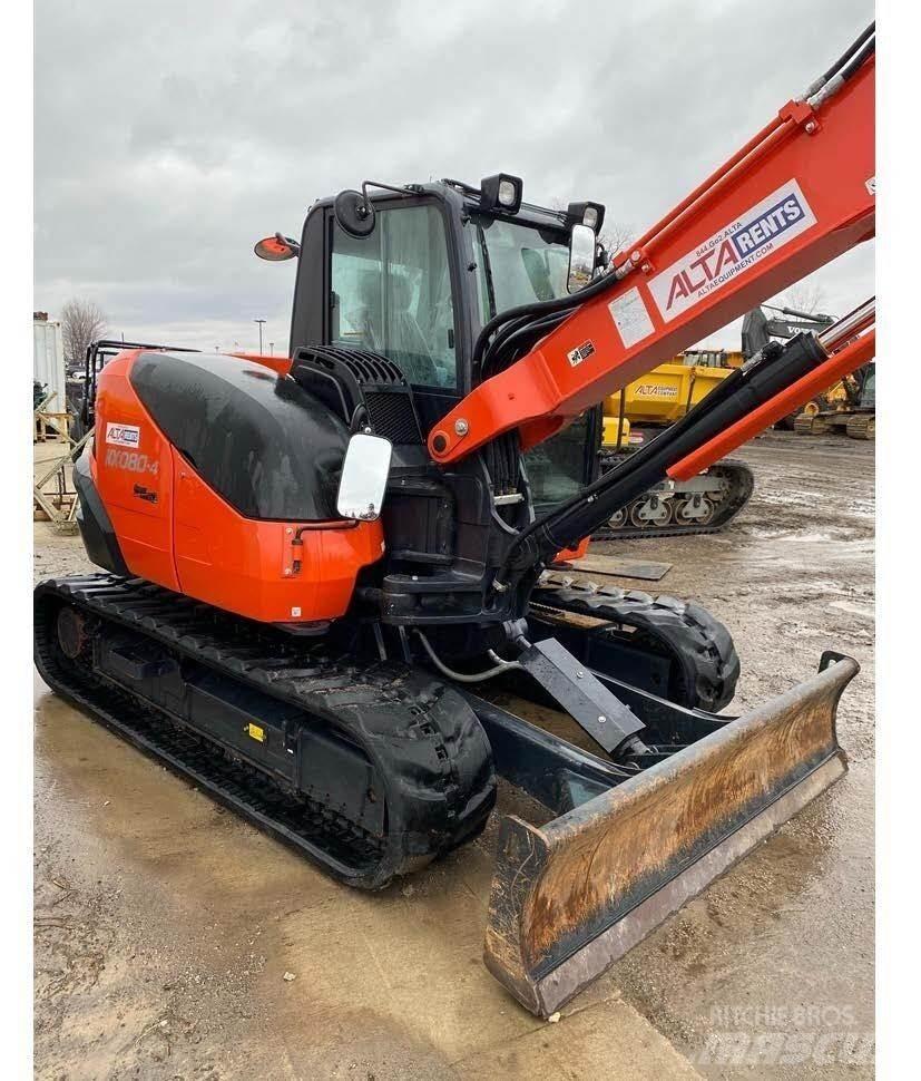 Kubota KX080 Lesné mulčovače