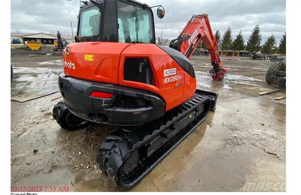 Kubota KX080 Lesné mulčovače