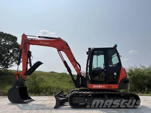 Kubota KX080-4A Pásové rýpadlá