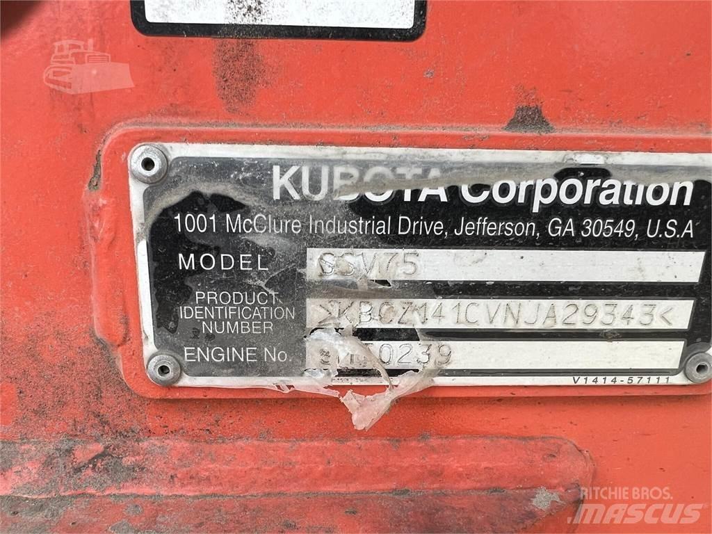 Kubota SSV75 Šmykom riadené nakladače