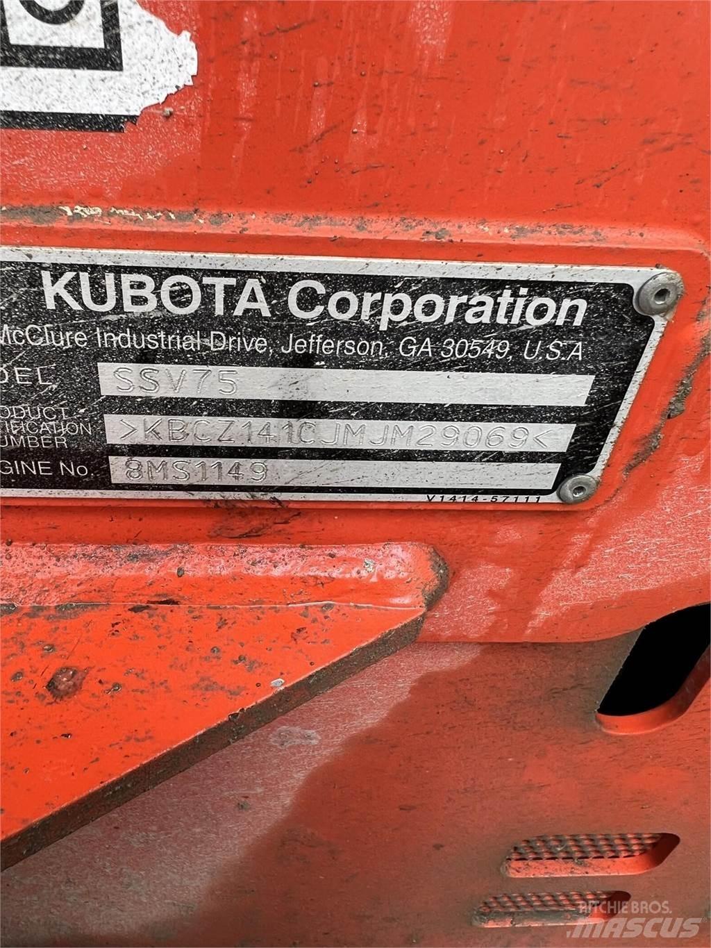 Kubota SSV75 Šmykom riadené nakladače