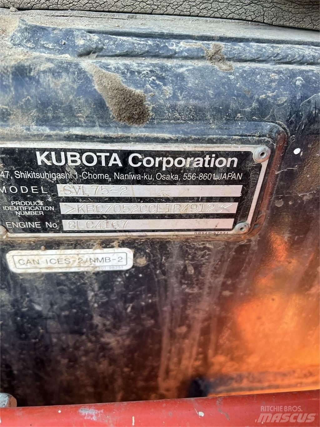 Kubota SVL75-2 Šmykom riadené nakladače