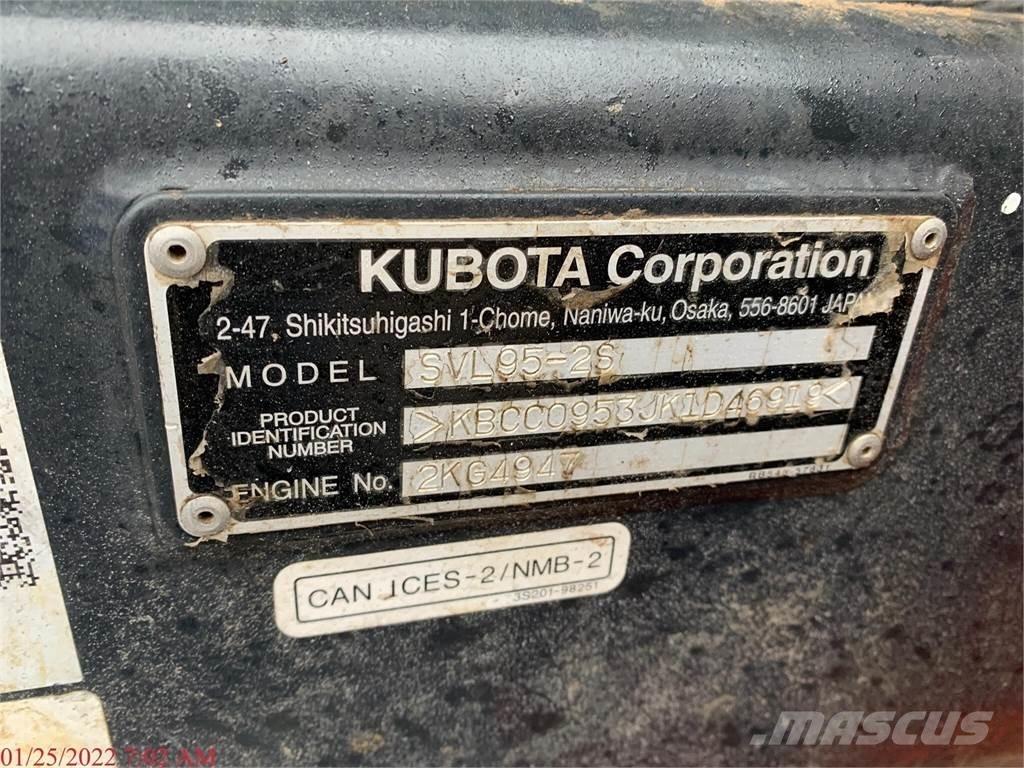 Kubota SVL95-2S Šmykom riadené nakladače