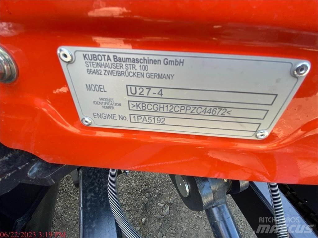 Kubota U27-4 Mini rýpadlá < 7t