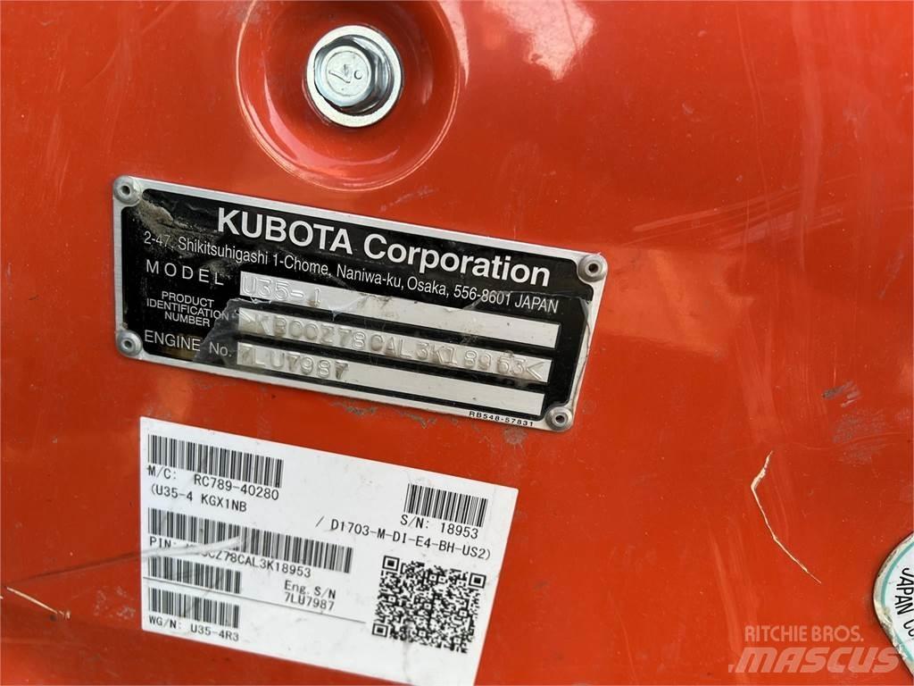 Kubota U35-4 Mini rýpadlá < 7t