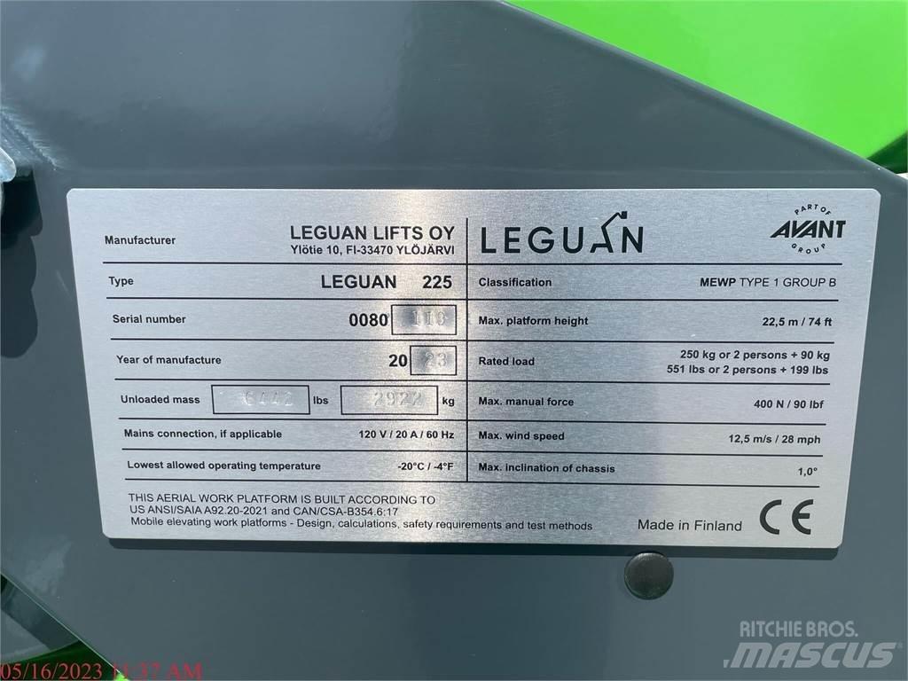 Leguan 225 Kĺbové plošiny