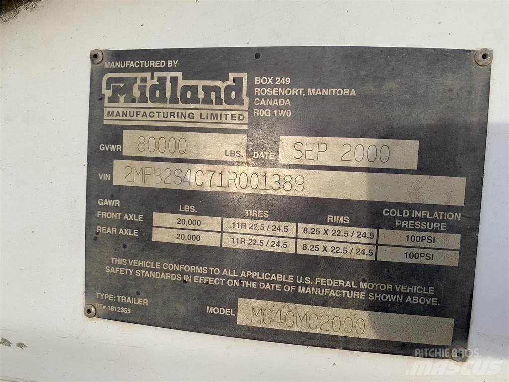 Midland  Vyklápacie prívesy